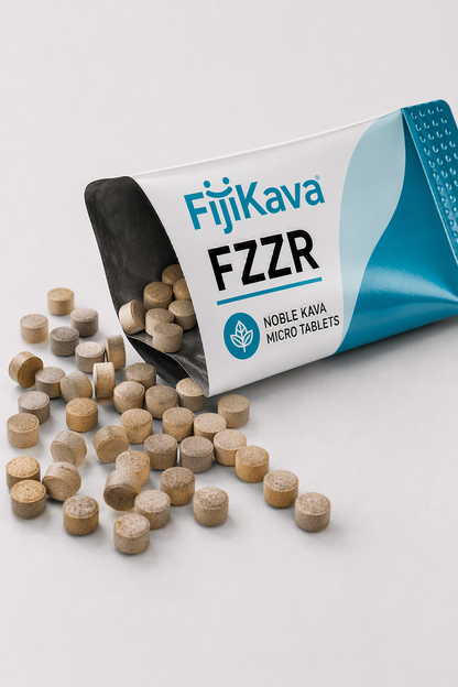 FijiKava Pina Colada Flavoured Effervescent Tablets - 100% Certified Noble Kava