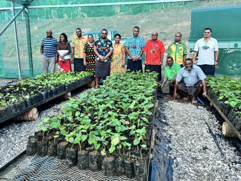 Staff and farmers of Tutu Rural Training Centre