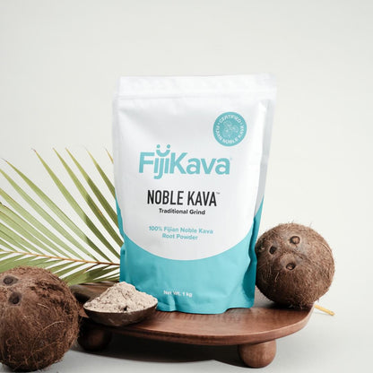 Traditional Grind FijiKava Powder - 100% Certified Fijian Noble Kava