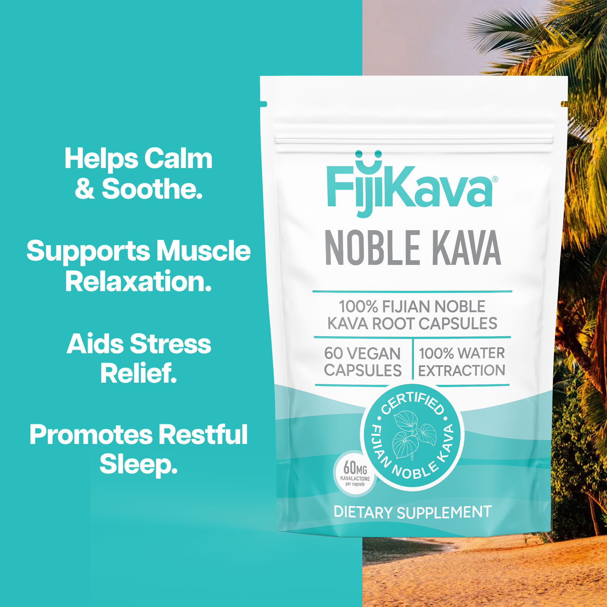 FijiKava Noble Kava Capsules FijiKava Noble Kava Capsules