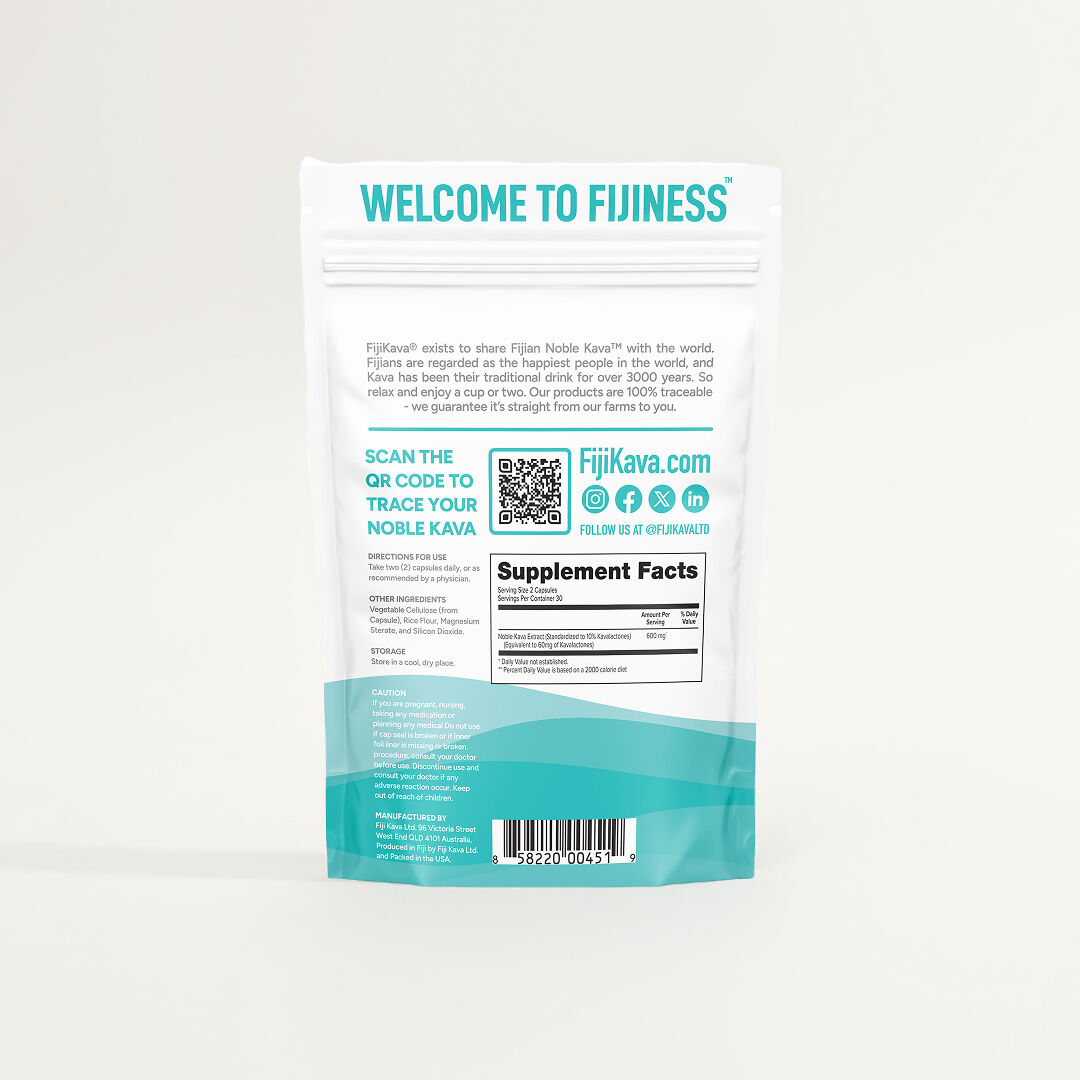 FijiKava Noble Kava Capsules FijiKava Noble Kava Capsules